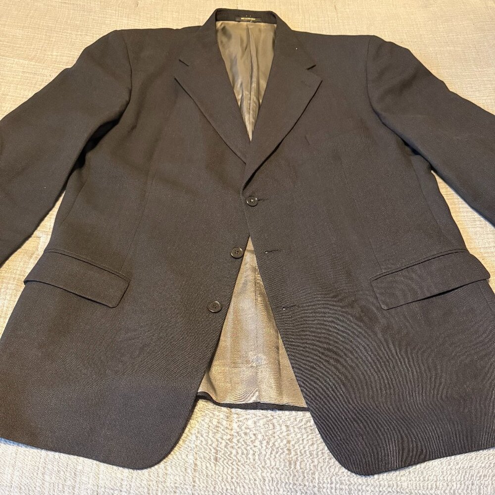 Givenchy Monsieur black/gray three button blazer - Union Made in the USA
